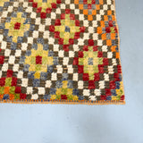 Vintage Turkish Colorful Rug - 5'7x7'11