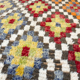 Vintage Turkish Colorful Rug - 5'7x7'11