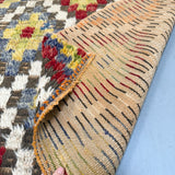 Vintage Turkish Colorful Rug - 5'7x7'11