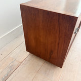 Pair of Walnut + Rosewood Stanley Nightstands