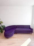 Mid Century Sectional - New Purple Upholstery