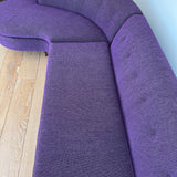 Mid Century Sectional - New Purple Upholstery