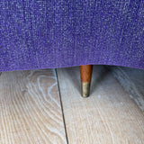 Mid Century Sectional - New Purple Upholstery