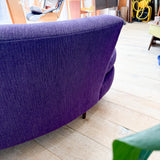 Mid Century Sectional - New Purple Upholstery