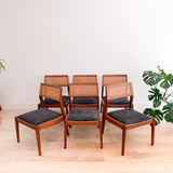 Set of 6 Jens Risom Playboy Chairs