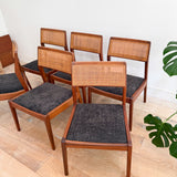 Set of 6 Jens Risom Playboy Chairs