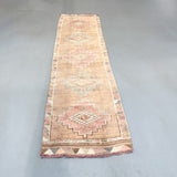 Turkish Runner - Blush/Grey 2'9x11'1