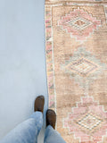 Turkish Runner - Blush/Grey 2'9x11'1