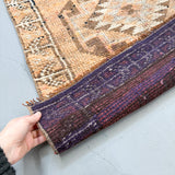 Turkish Runner - Beige/Navy 2'9x10'1