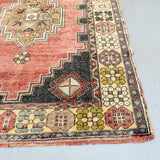 Turkish Rug/Navy-Red - 3'7x7'2