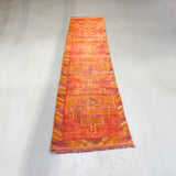 Turkish Runner - Orange/Pink 2'8x11'8