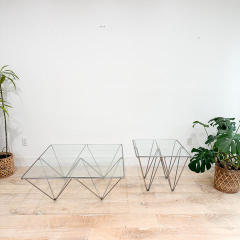 Paola Piva Style Coffee + End Table Set