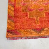 Turkish Runner - Orange/Pink 2'8x11'8