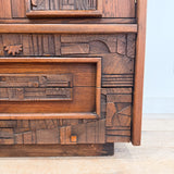 Lane Pueblo Brutalist Armoire