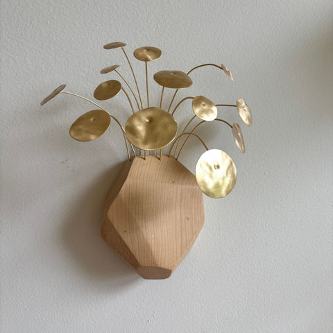 Pilea Peperomiodes Wall Sculpture v.23