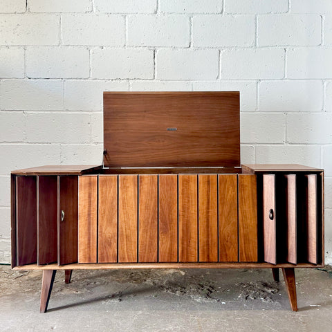 Restored Zenith Mid-Century Stereo Console with Bluetooth