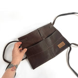 Bison Leather Belt-in-bag