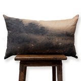 Linen Lumbar Pillow “I Am Home” (Left)