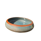 Large Shallow Bowl in Aqua