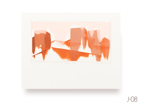 Facades in Red (Unframed, J-08)