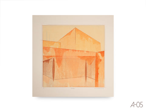 Courtyard (Unframed, A-05)