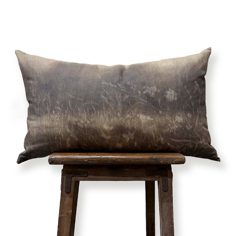 Linen Lumbar Pillow “Whispering Winds”