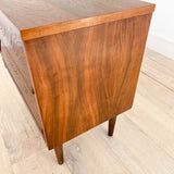 Pair of Dixie Walnut Nightstands