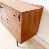 Mid Century Modern Broyhill Sculptra Low Dresser