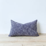 Purple Tweed Lumbar Pillow 14x24
