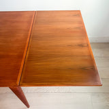 Danish Teak Expandable Dining Table by Kofod Larsen