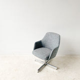 Mid Century Swivel Lounge Chair w/ New Upholstery