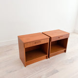 Pair of Danish Teak Nightstands