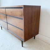 Mid Century Low 6 Drawer Dresser