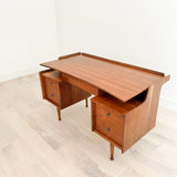 Mainline for Hooker Floating Walnut Desk