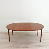 Danish Teak Dining Table w/ 2 Leaves by Arne Vodder