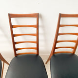 Set of 8 Danish Teak Niels Koefoeds Hornslet Dining Chairs