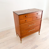 Kroehler Highboy Dresser w/ New Solid Walnut Top