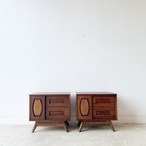 Pair of Mid Century Nightstands by Young Furniture