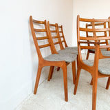 Set of 6 Kai Kristiansen Dining Chairs w/ New Upholstery