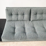 Mid Century Modern Adrian Pearsall Sofa with New Blue/Grey Tweed Upholstery