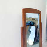 Vintage Solid Cherry Free Standing Full Length Mirror