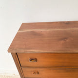 Mid Century Highboy Dresser w/ Solid Walnut Top