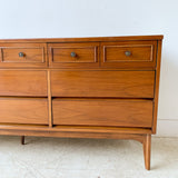 Mid Century 9 Drawer Dresser by Dixie