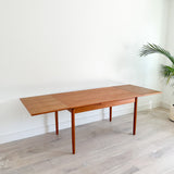 Danish Teak Expandable Dining Table