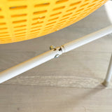 Yellow Aladdin Plastics Sundial Chair