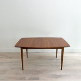 Mid Century Walnut Dining Table w/ 1 Leaf