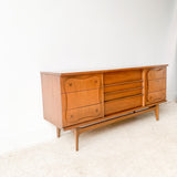 Mid Century Modern Low Dresser by Bassett