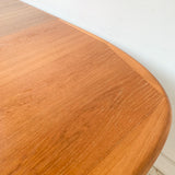 Mid Century Danish Teak Dining Table by Dyrlund