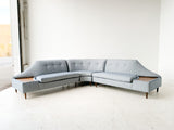 Mid Century Sectional with New Upholstery