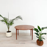 Danish Teak Dining Table w/ 2 Leaves by Arne Vodder